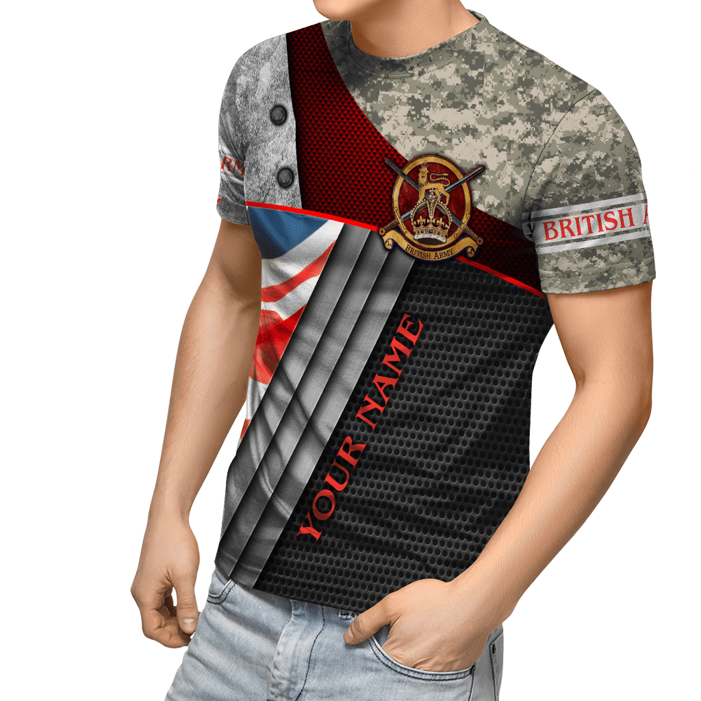 British Army 3D All Over Printed Unisex Shirts