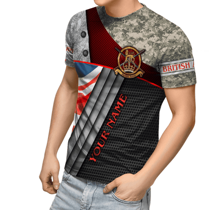 British Army 3D All Over Printed Unisex Shirts