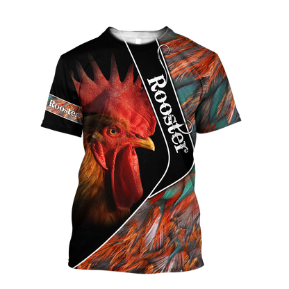 Premium Rooster 3D Printed Unisex Shirts