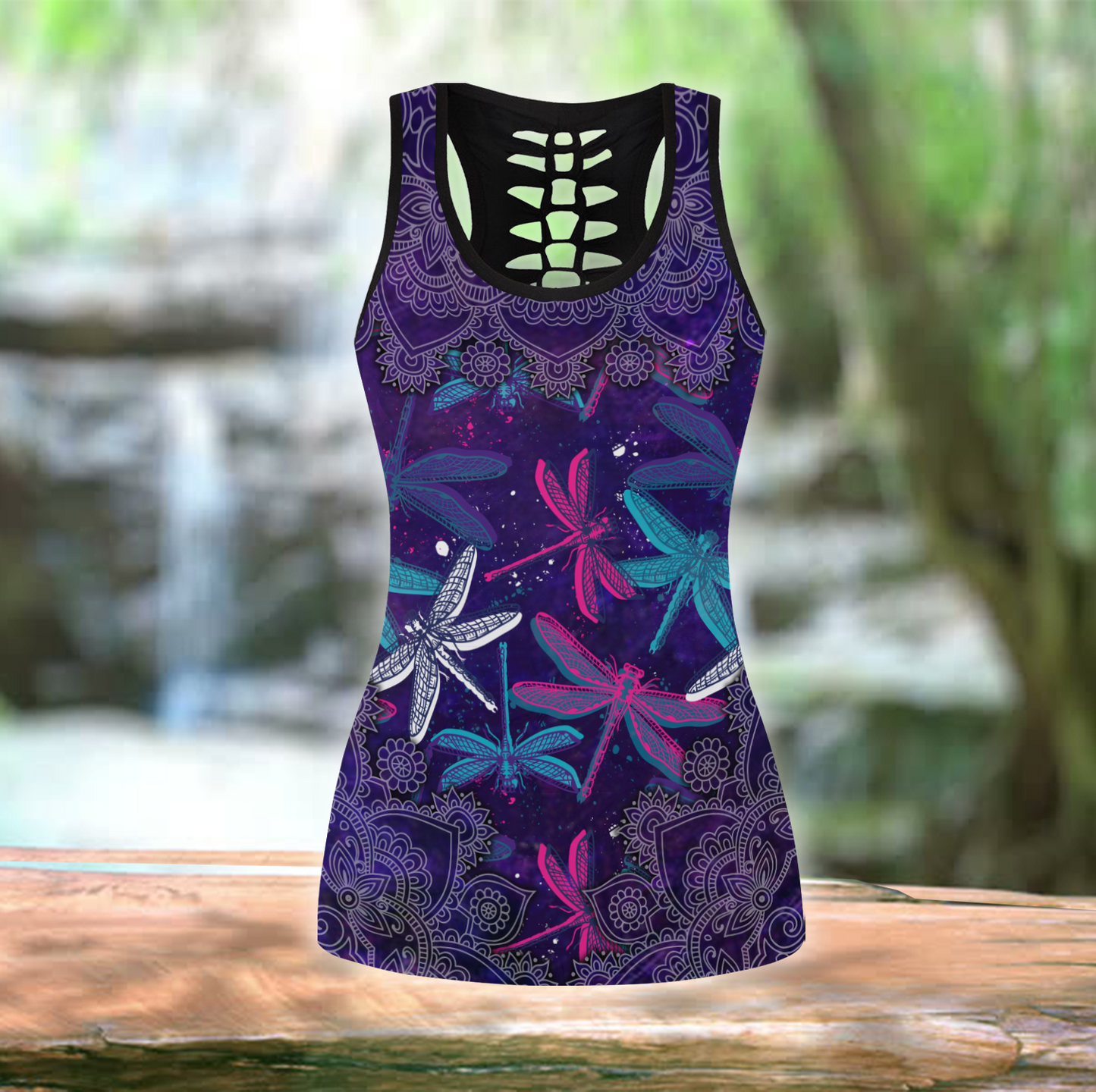 Beautiful Dragonfly 3D All Over Printed Shirts JJ300305-Apparel-TA-Hollow Tank Top-S-Vibe Cosy™