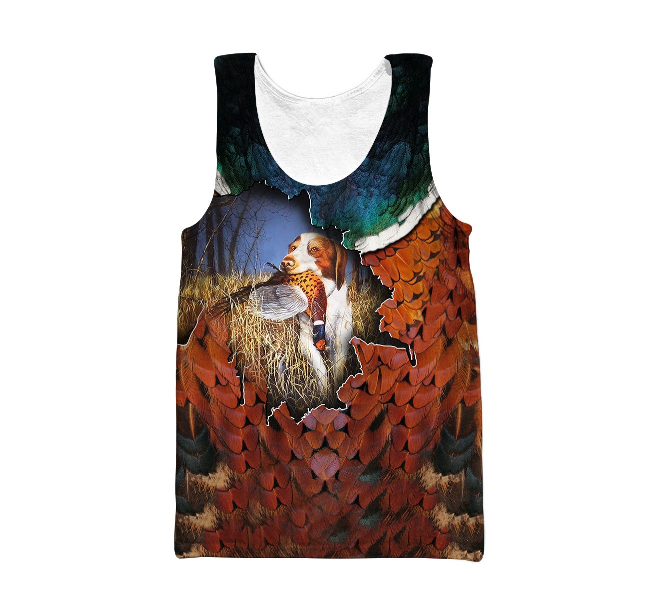 Pheasant Hunting 3D All Over Printed Shirts For Men And Women MP985-Apparel-MP-Tank Top-S-Vibe Cosy™
