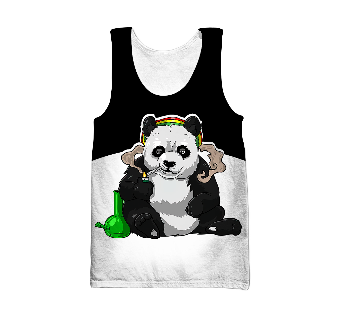 Love Panda 3D all over printed shirts for men and women AZ201202 PL-Apparel-PL8386-Tanktop-S-Vibe Cosy™