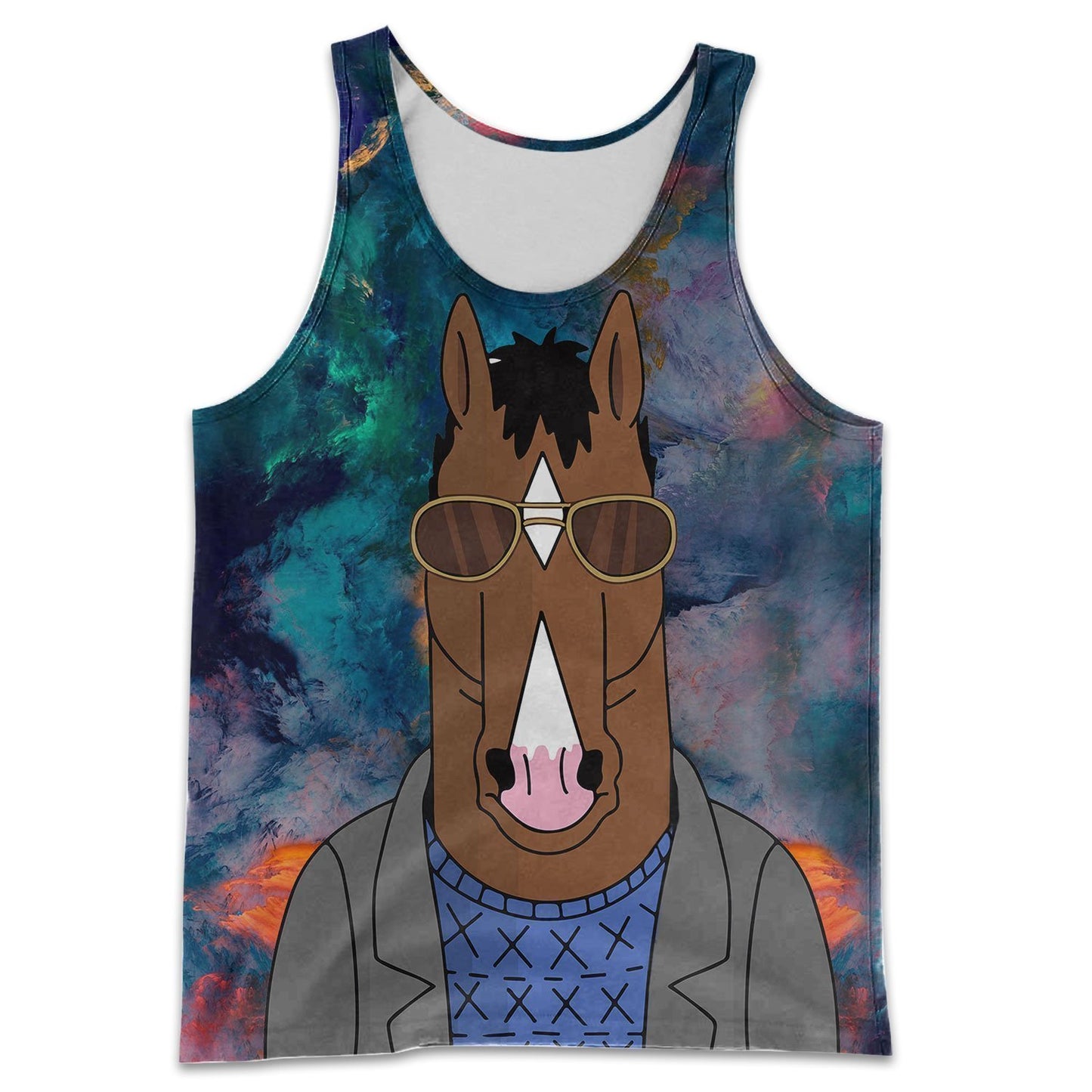 3D ALL OVER PRINTED A COOL HORSEMAN SHIRTS-Apparel-HP Arts-Tank Top-S-Vibe Cosy™