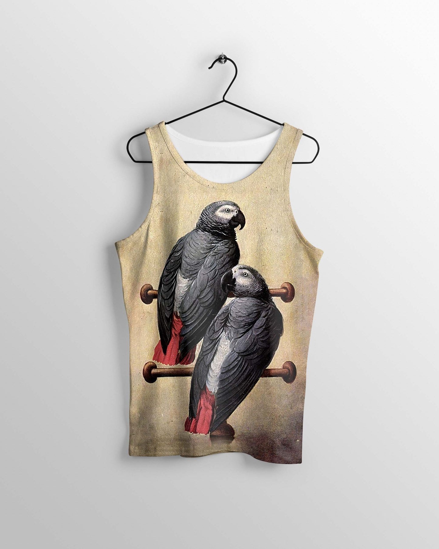 All Over Printed Parrots Shirts H395-Apparel-HbArts-Tank top-S-Vibe Cosy™