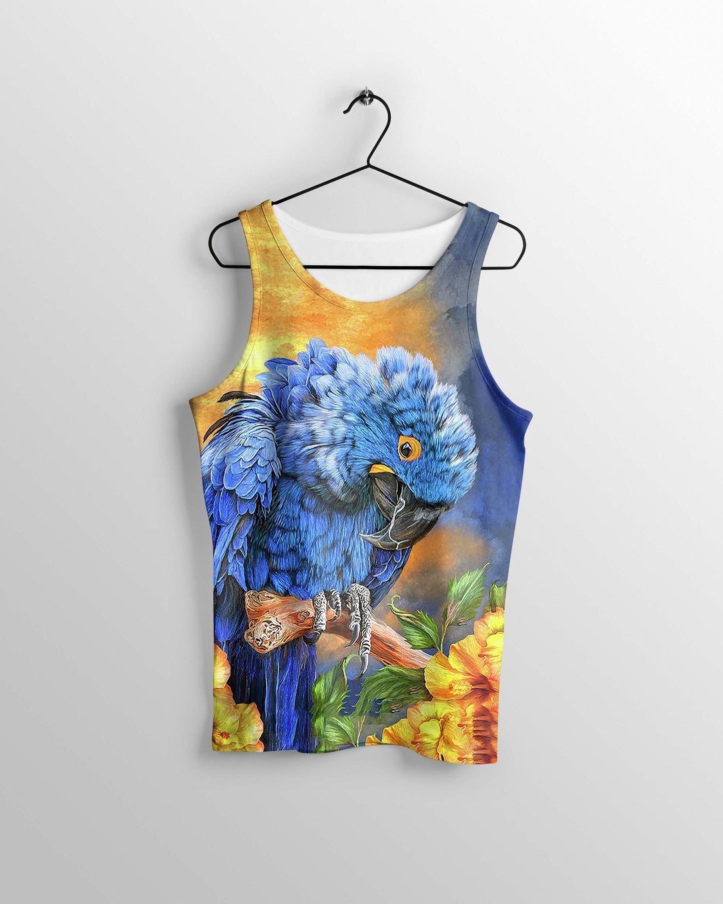 All Over Printed Parrots Shirts H401-Apparel-HbArts-Tank top-S-Vibe Cosy™
