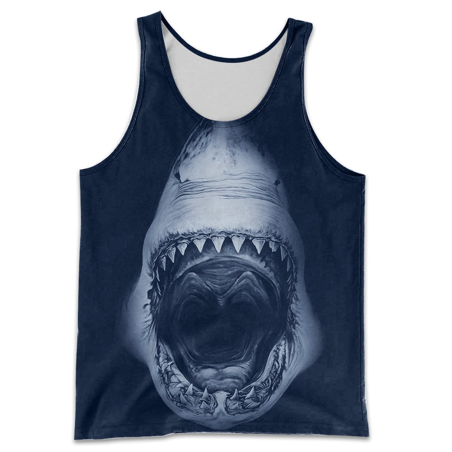 3D All Over Printed Shark Art Shirts-Apparel-HP Arts-Tank Top-S-Vibe Cosy™