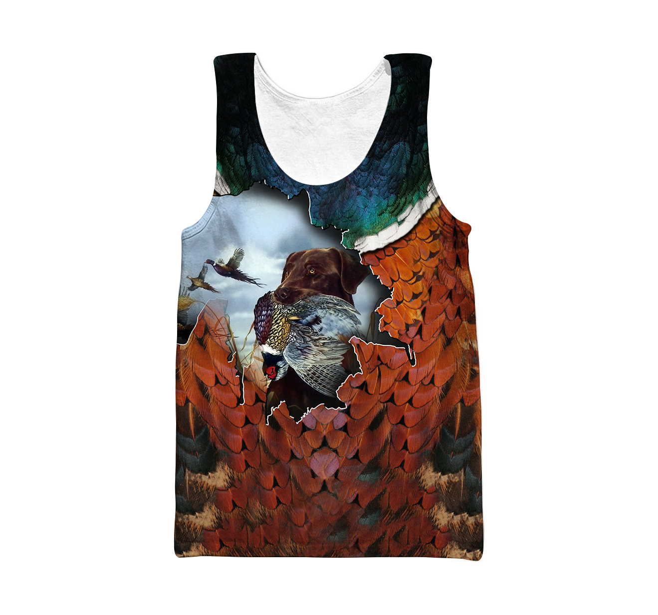Pheasant Labrador Hunting 3D All Over Printed Shirts For Men And Women AZ100101-Apparel-MP-Tank Top-S-Vibe Cosy™