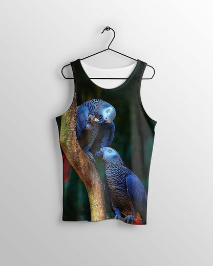 All Over Printed Parrots Shirts H403-Apparel-HbArts-Hoodies-S-Vibe Cosy™