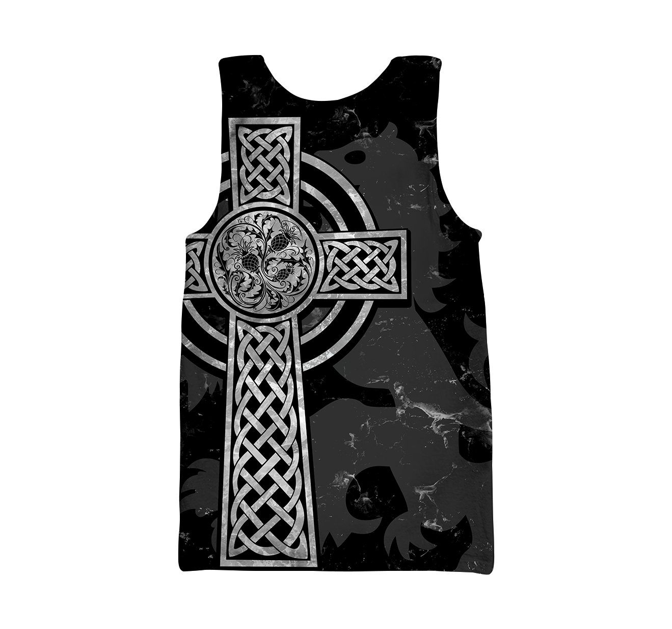 Scottish Thristle Celtic Cross grey ver3 Hoodie AZ210204-Apparel-PL8386-Hoodie-S-Vibe Cosy™