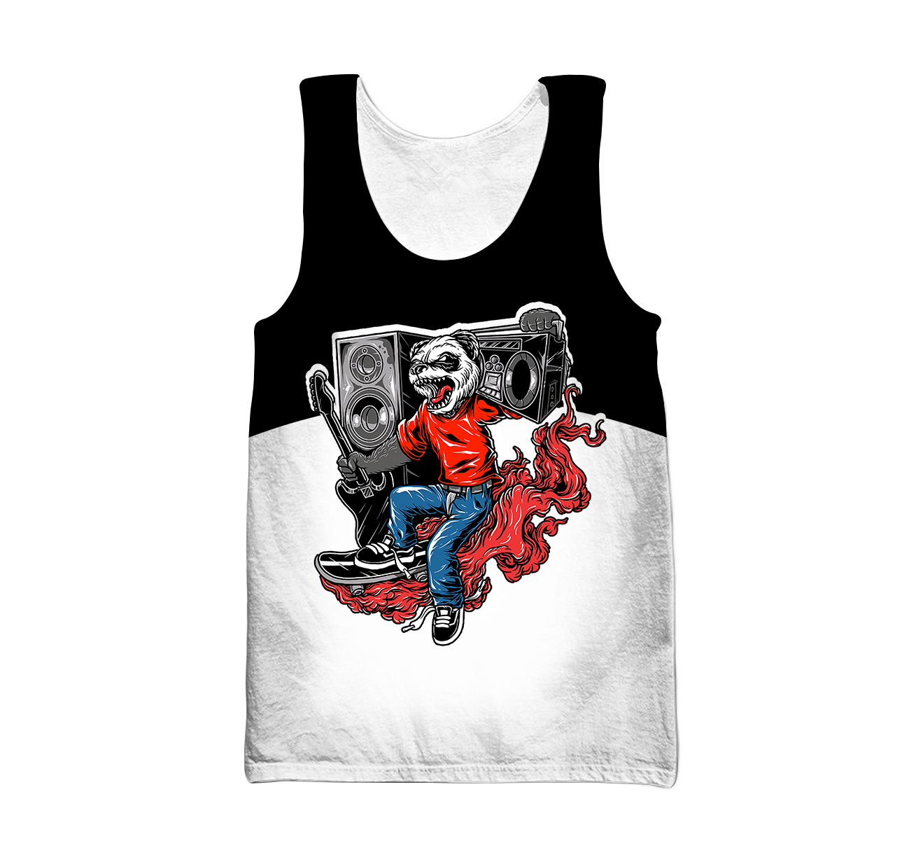 Love Panda Playboy 3D all over printed shirts for men and women AZ251202 PL-Apparel-PL8386-Tanktop-S-Vibe Cosy™