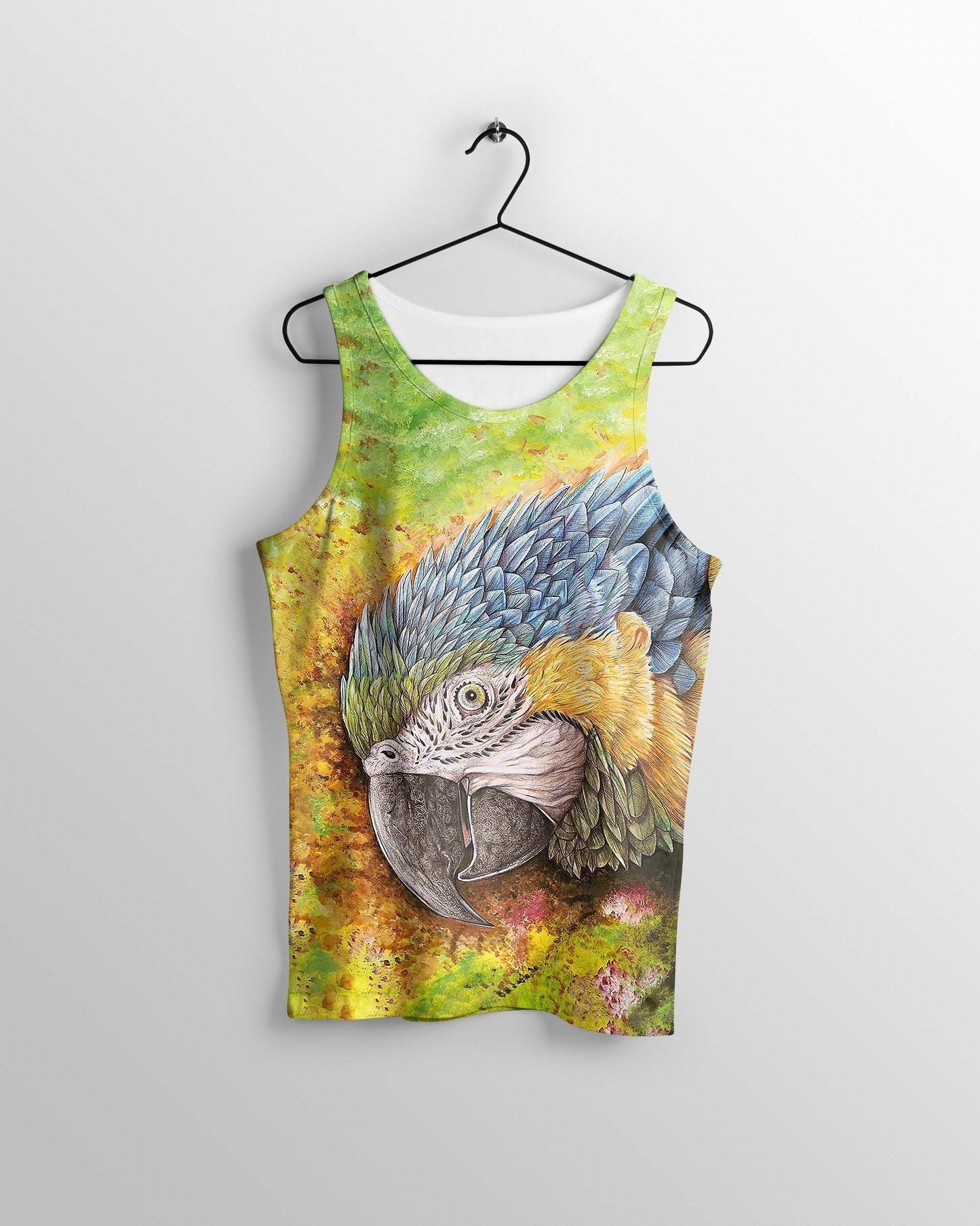 All Over Printed Parrots Shirts H402-Apparel-HbArts-Tank top-S-Vibe Cosy™