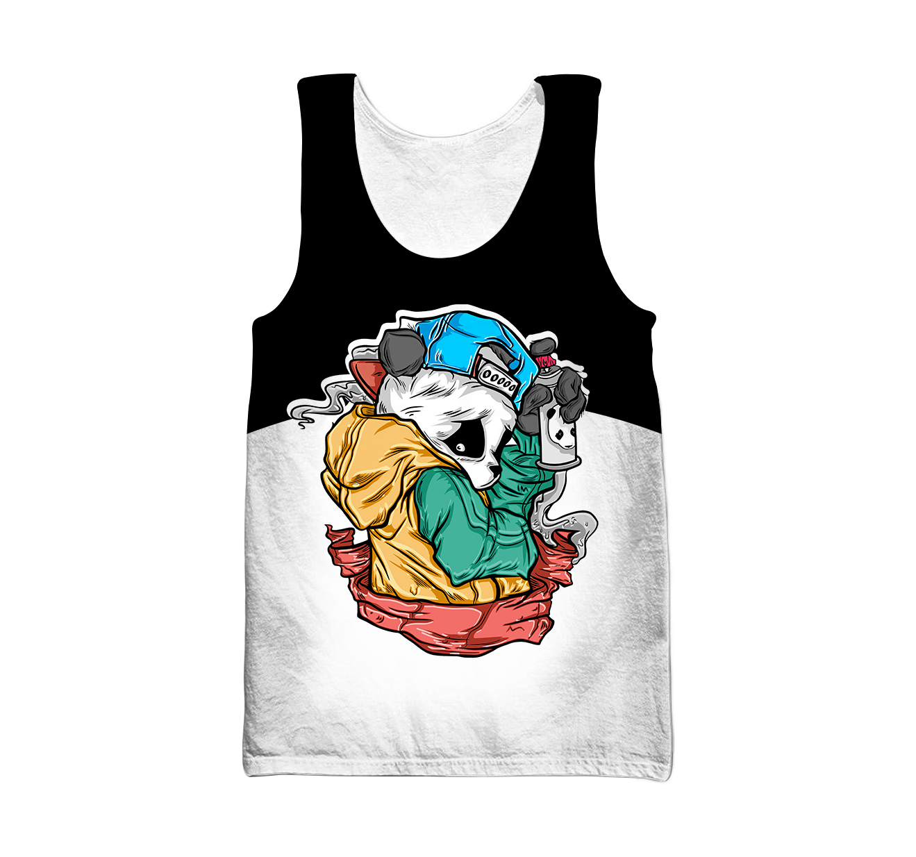 Love Panda 3D all over printed shirts for men and women AZ201203 PL-Apparel-PL8386-Tanktop-S-Vibe Cosy™