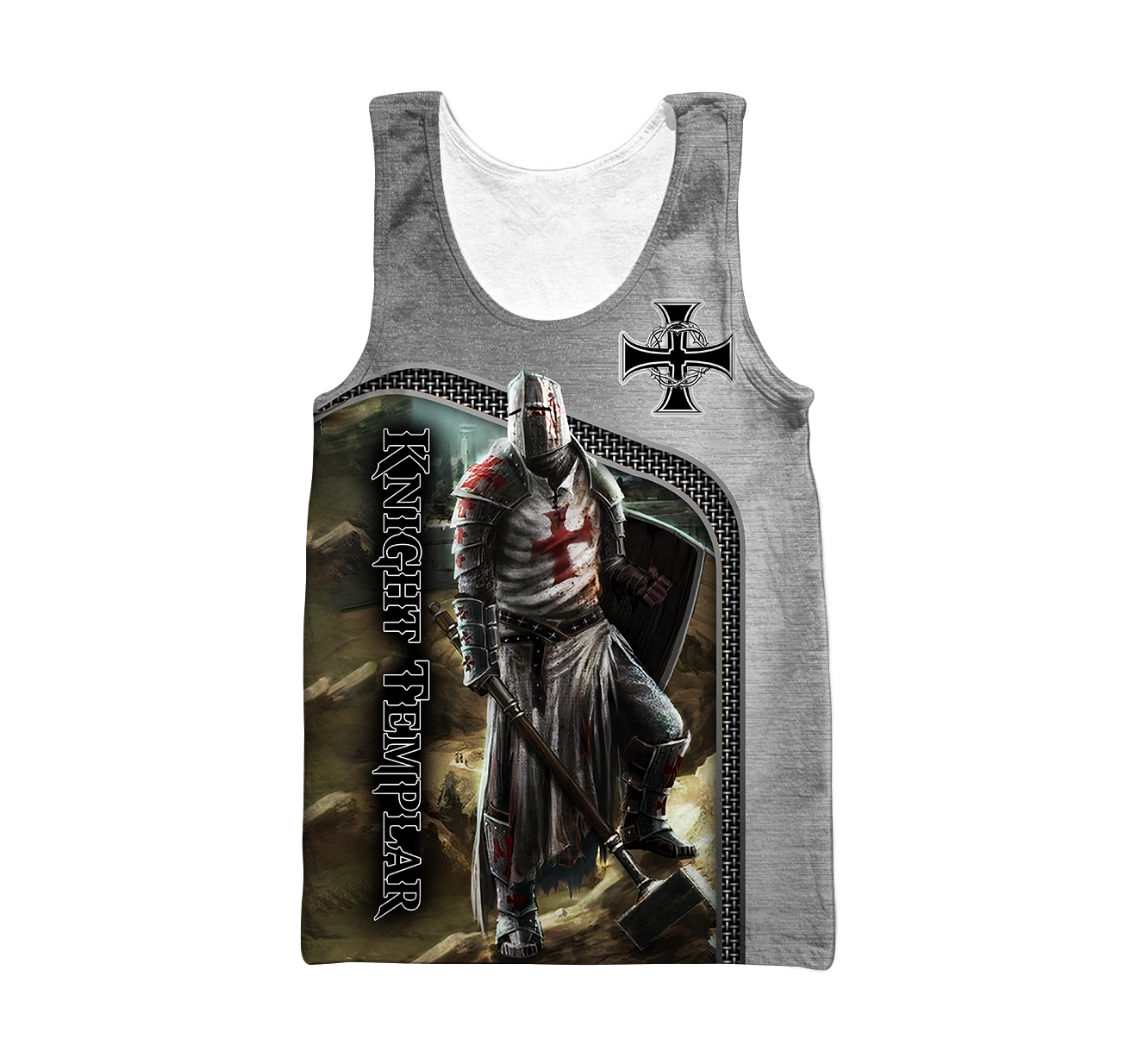 Premium Knight Templar Iron Pattern All Over Printed Shirts For Men And Women MEI