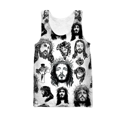 Premium Jesus 3D All Over Printed Unisex Shirts