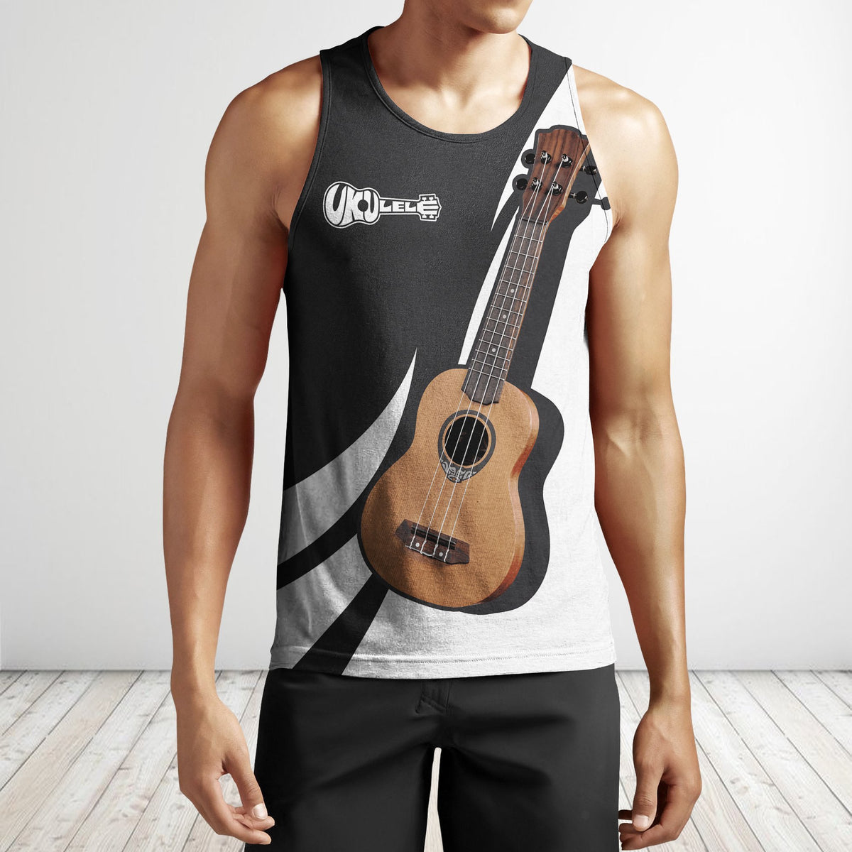 Ukulele music 3d hoodie shirt for men and women HG HAC28121-Apparel-HG-Men's tank top-S-Vibe Cosy™