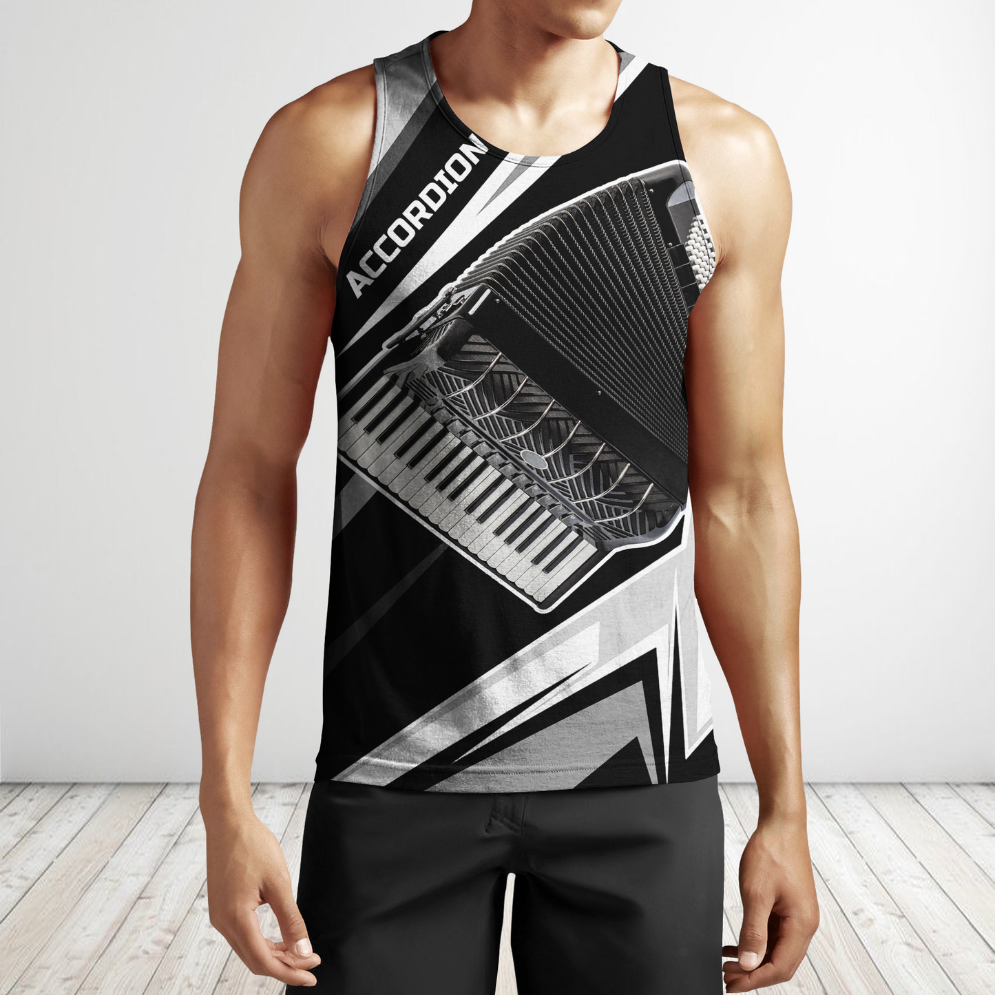 Accordion music 3d hoodie shirt for men and women HG HAC040201-Apparel-HG-Men's tank top-S-Vibe Cosy™