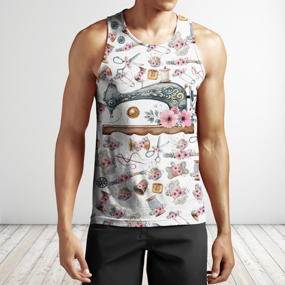 Sewing 3d hoodie shirt for men and women HG HAC180302-Apparel-HG-Men's tank top-S-Vibe Cosy™
