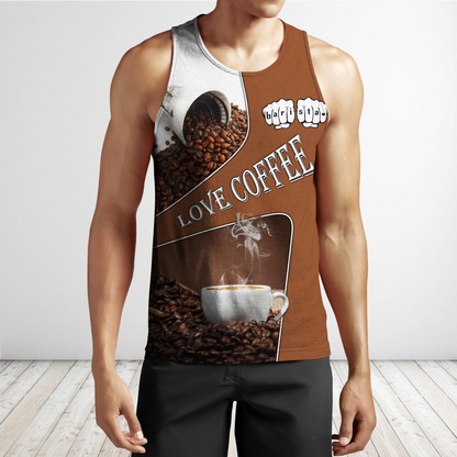 Barista 3D all over printed differences between types of world coffee shirts and shorts Pi090101 PL-Apparel-PL8386-Tanktop-S-Vibe Cosy™
