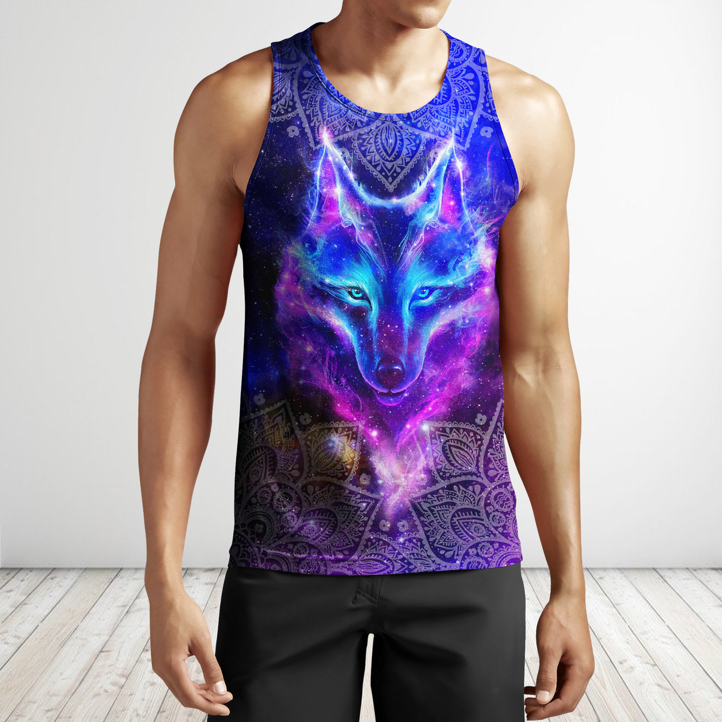 Wolf 3d hoodie shirt for men and women HAC260405-Apparel-HG-Men's tank top-S-Vibe Cosy™