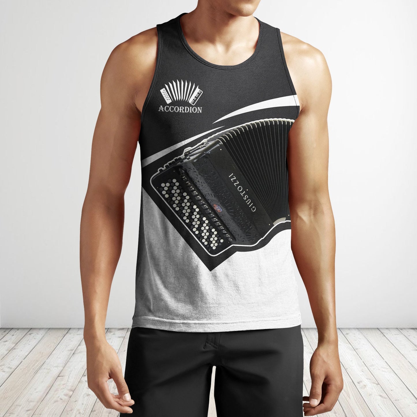 Accordion music 3d hoodie shirt for men and women HG HAC090101-Apparel-HG-Men's tank top-S-Vibe Cosy™