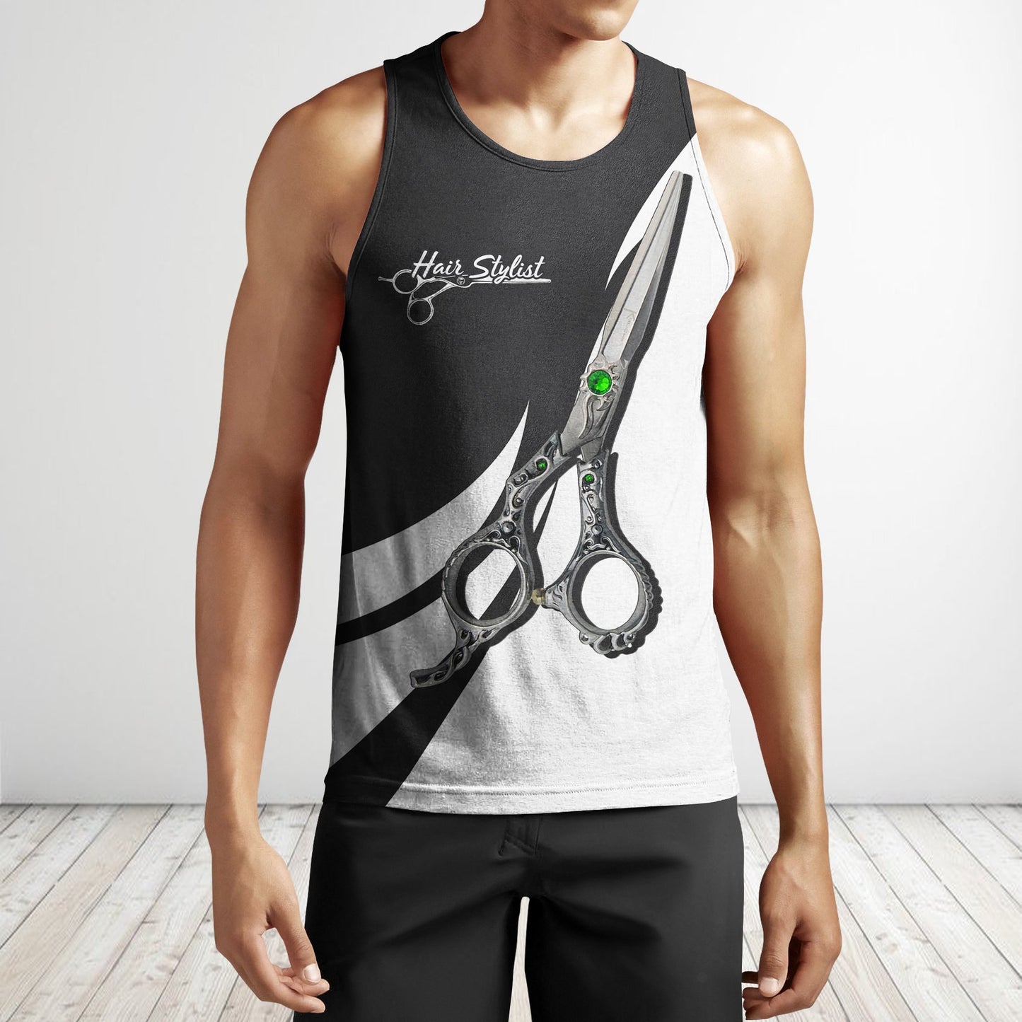 Hair stylist 3d hoodie shirt for men and women HG HAC130205-Apparel-HG-Men's tank top-S-Vibe Cosy™