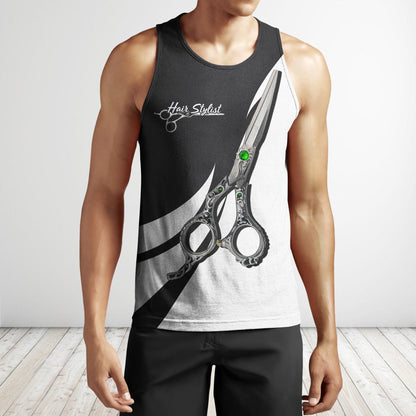 Hair stylist 3d hoodie shirt for men and women HG HAC130205-Apparel-HG-Men's tank top-S-Vibe Cosy™
