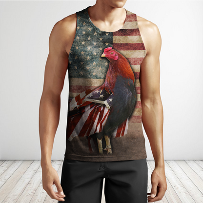 Premium Rooster 3D All Over Printed Unisex Shirts