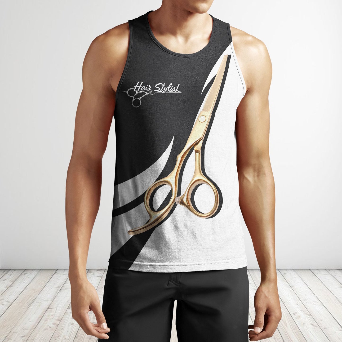 Hair stylist 3d hoodie shirt for men and women HG HAC140201-Apparel-HG-Men's tank top-S-Vibe Cosy™