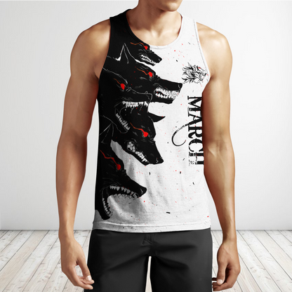The Dark Wolf March 3D All Over Printed Unisex Deluxe Hoodie ML