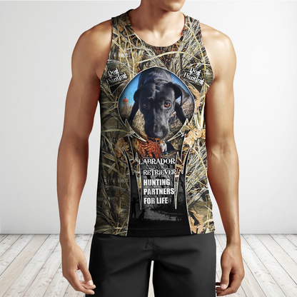 Hunting Labrador 3D Over Printed Unisex Deluxe Hoodie ML