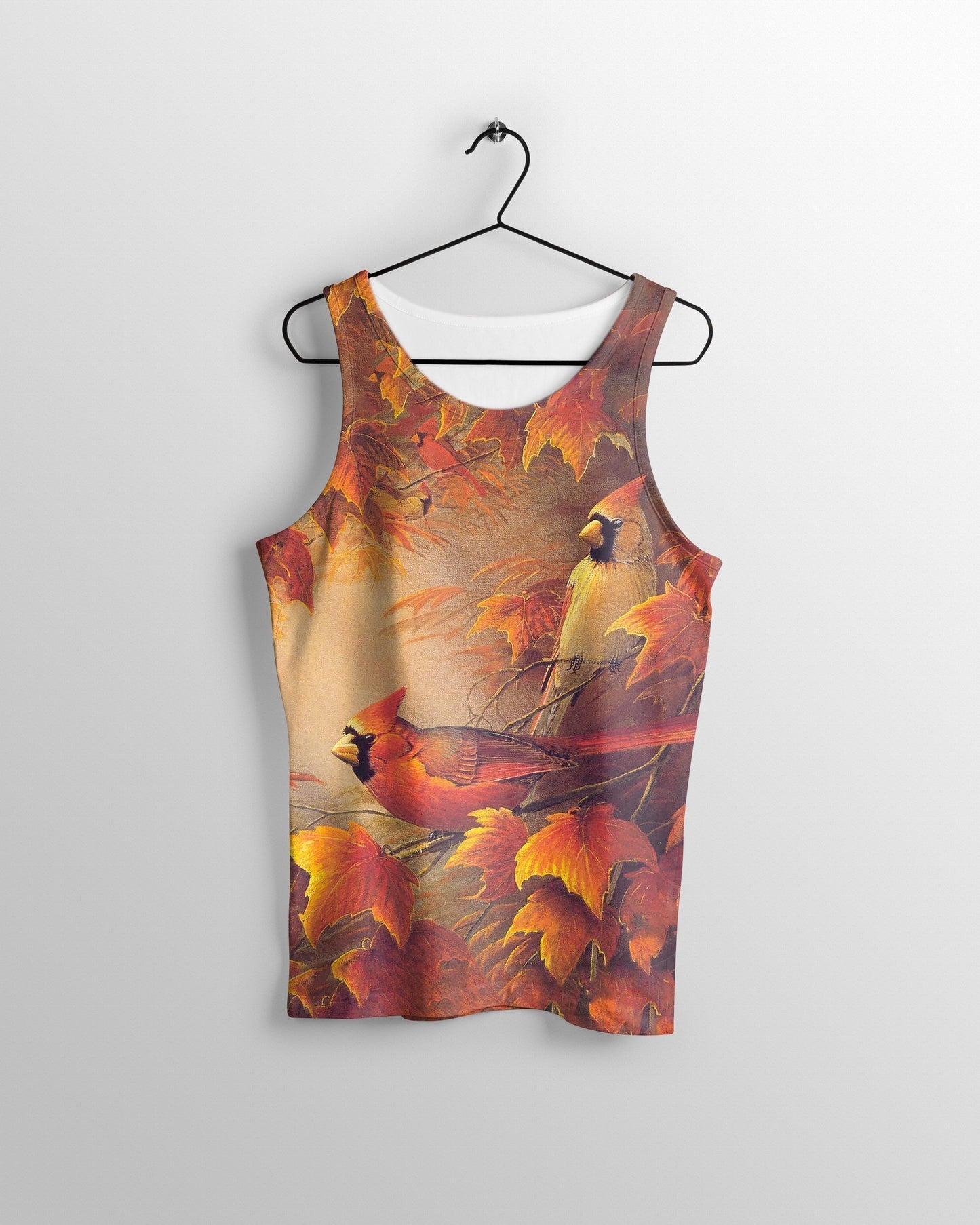 All Over Printed Parrots Shirts H259B-Apparel-HbArts-Tank top-S-Vibe Cosy™
