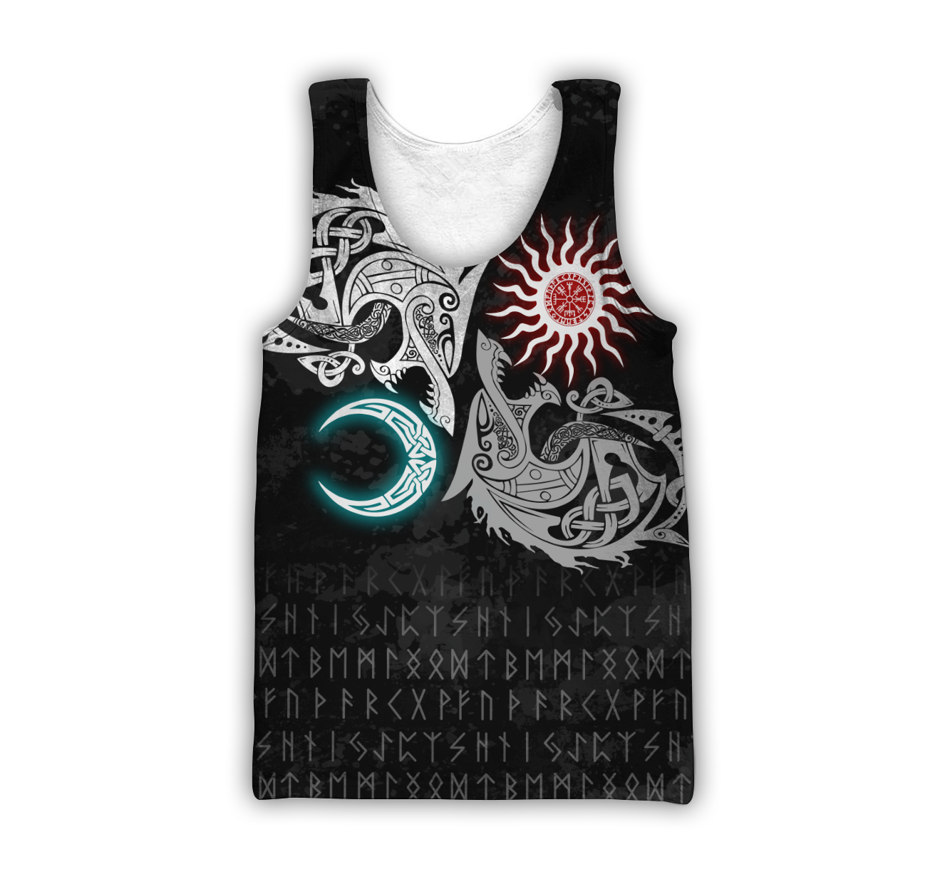 Ragnarok Monsters Sköll and Hati 3D All Over Print Hoodie