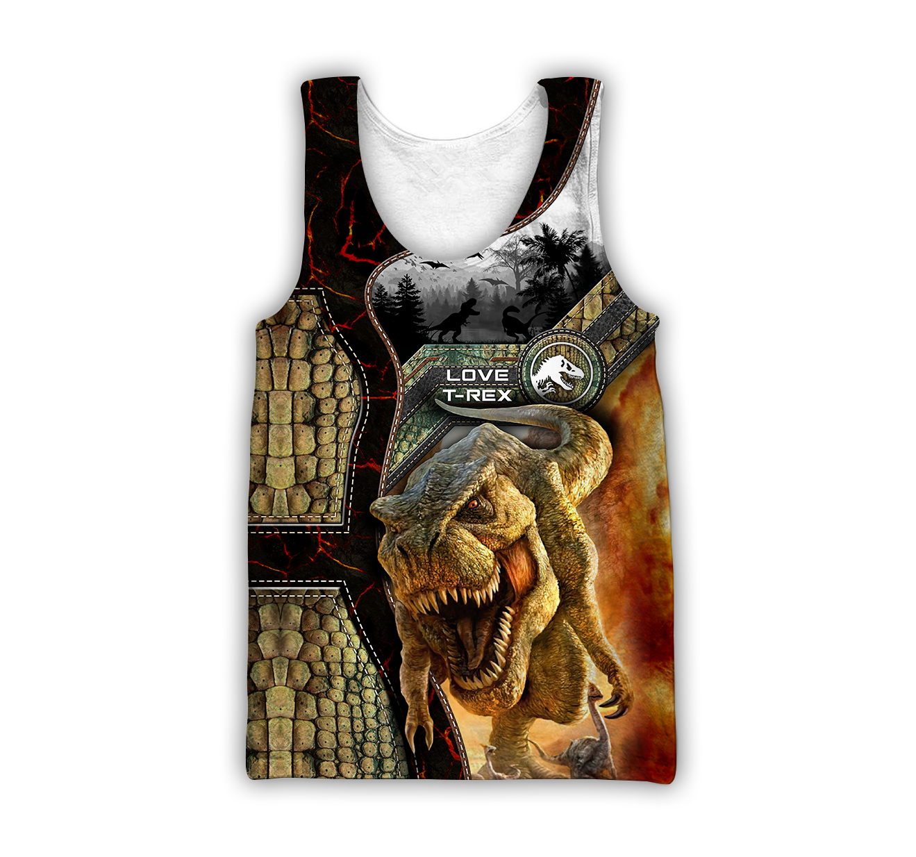 Dinosaur T-rex Master 3D all over printed shirts