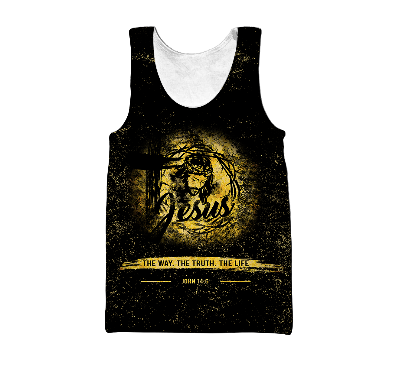 Jesus The Way The Truth The Life 3D All Over Printed Shirts For Men and Women Pi12062004-Apparel-TA-Tank Top-S-Vibe Cosy™