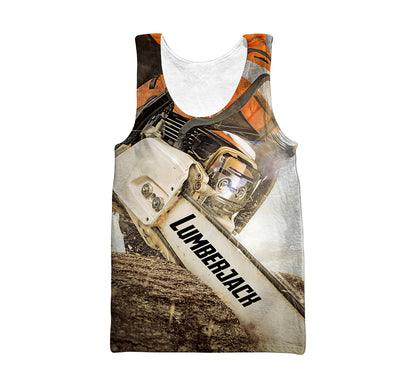 All Over Printed Lumberjack Chainsaw Hoodie NTN09122001-MEI