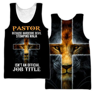 Pastor Because Devil Stomping Ninja Isn't Job Title-TA