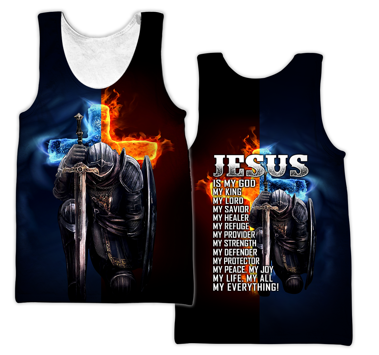 Jesus Is My God My King My Everything Knight Templars 3D All Over Printed Shirts For Men and Women Pi05092004