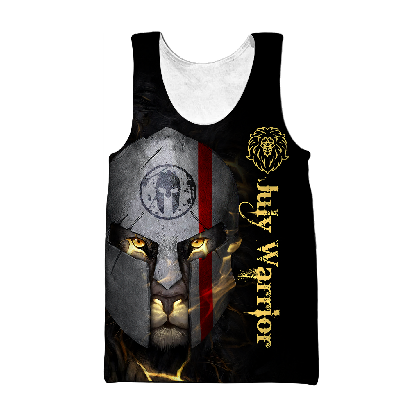 July Spartan Lion Warrior 3D All Over Printed Unisex Shirts