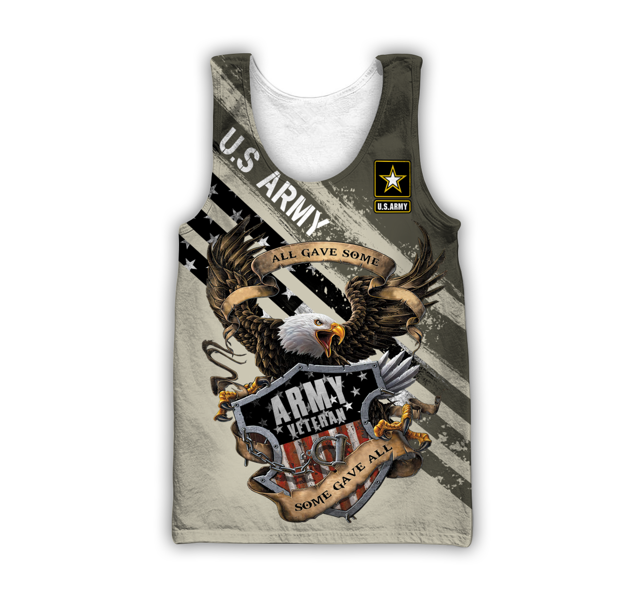 US Veteran Army All Gave Some 3D Shirts