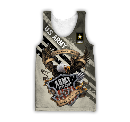 US Veteran Army All Gave Some 3D Shirts