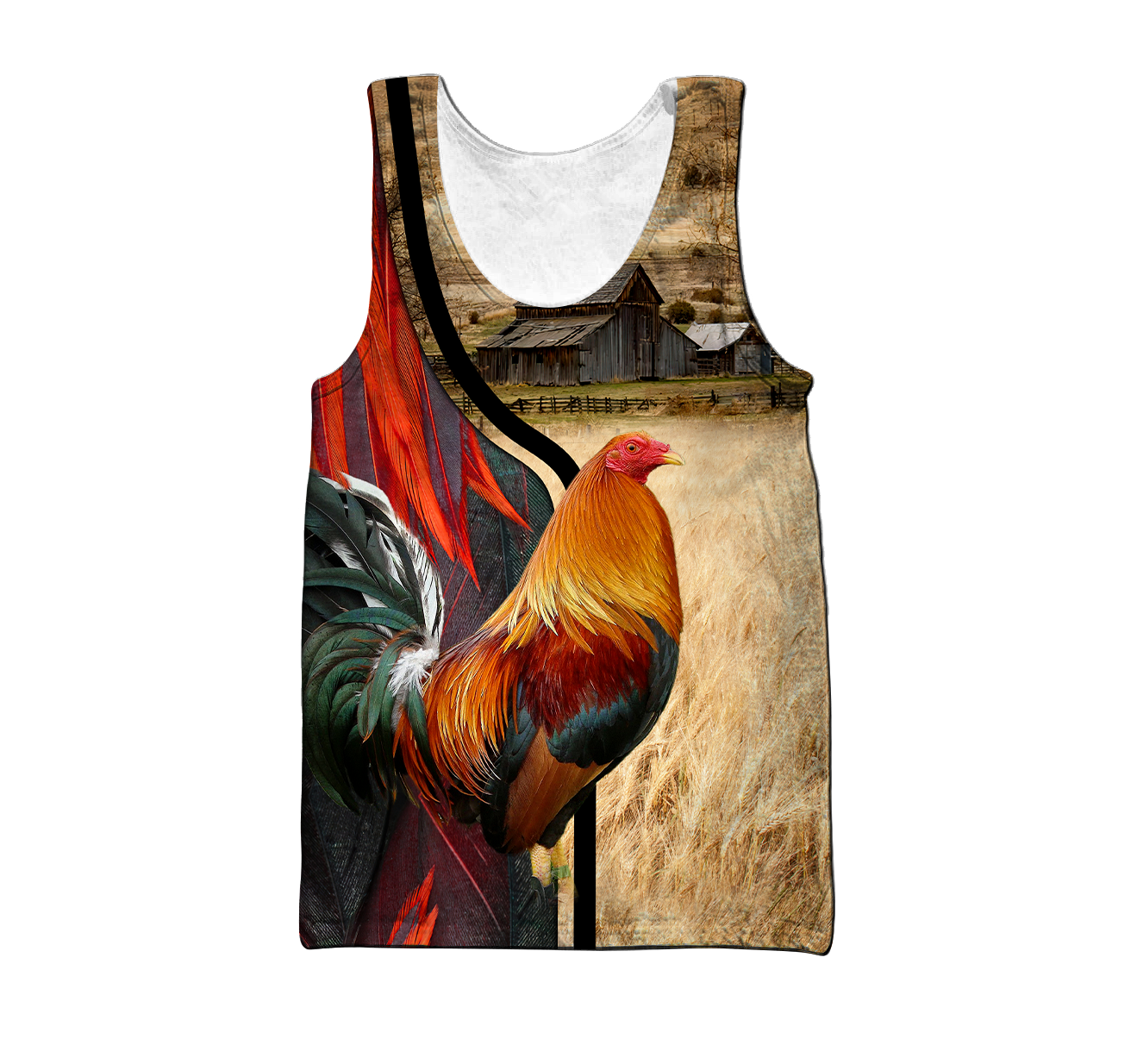 Premium Rooster 3D All Over Printed Unisex Shirts