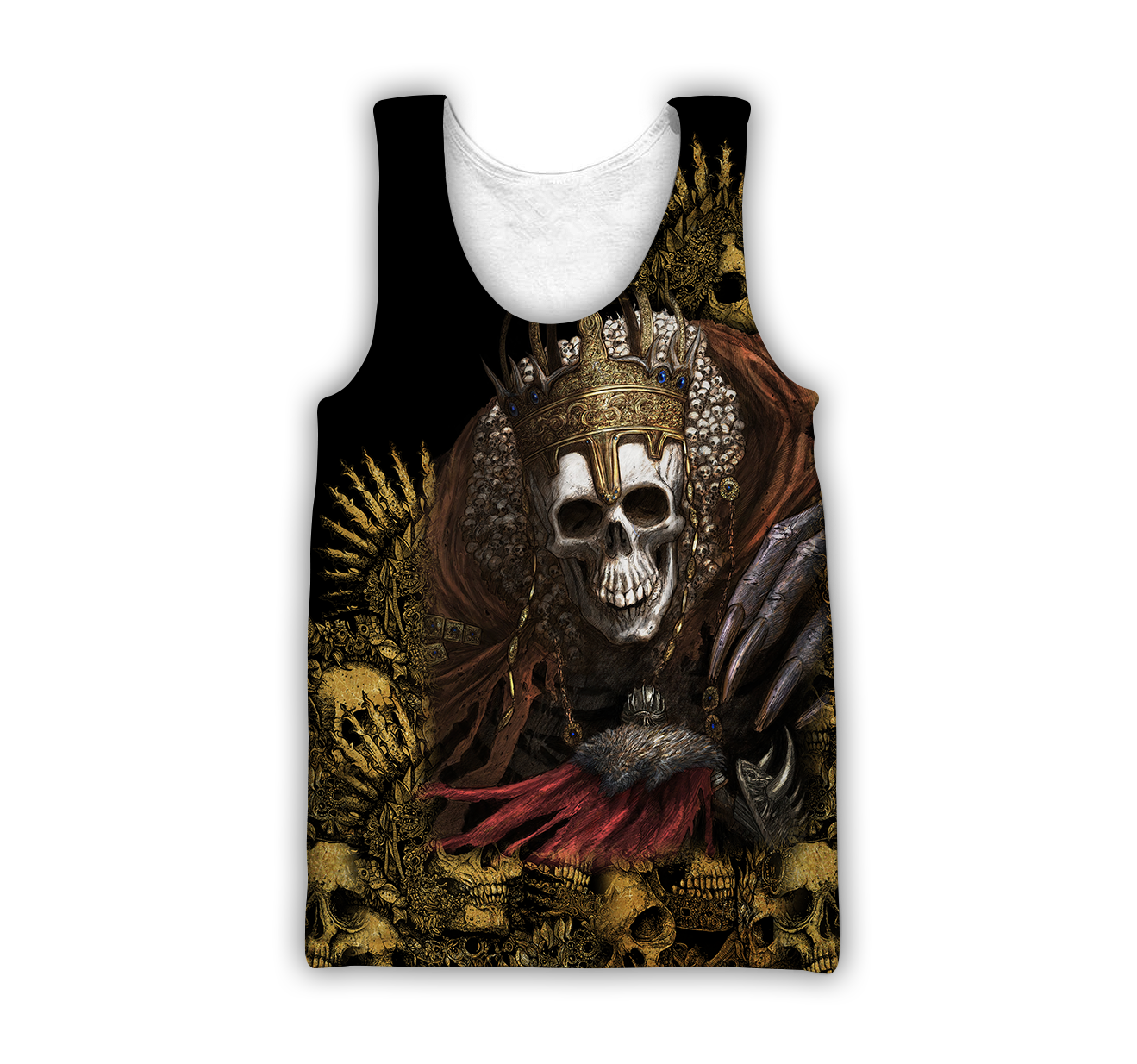 Unique King Skull Hoodie For Men And Women MEI