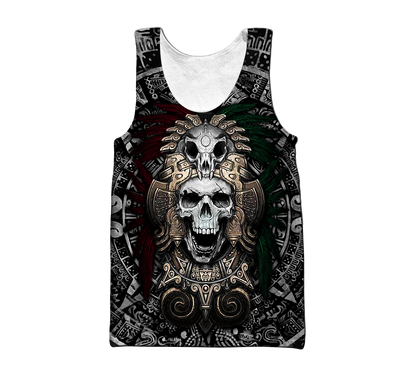 Aztec Skull By ML-Apparel-ML-Tank Top-S-Vibe Cosy™