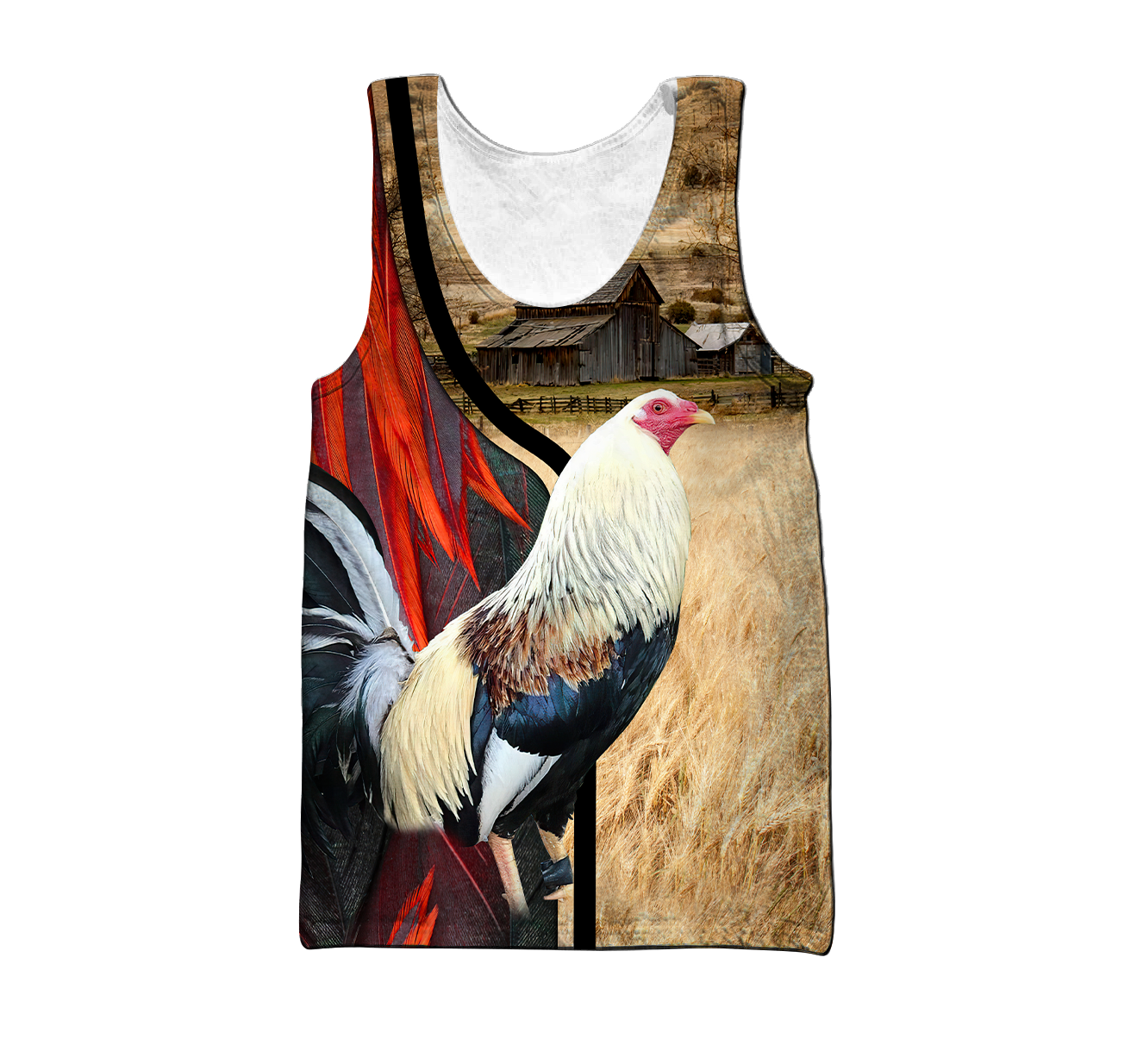 Premium Rooster 3D All Over Printed Unisex Shirts