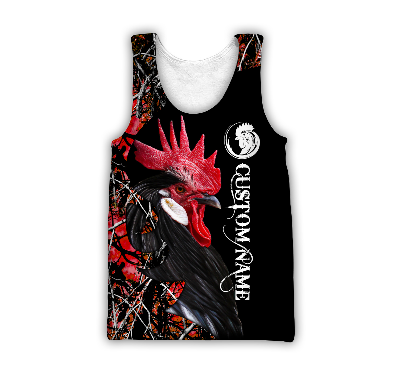 King Rooster Customize 3D All Over Printed Unisex Hoodie ML