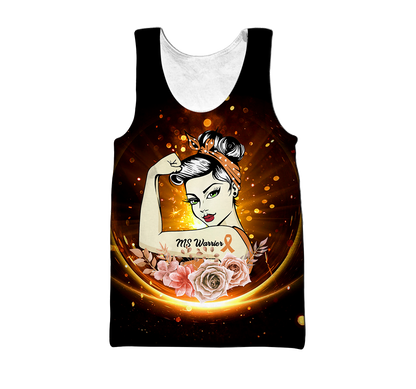 Multiple sclerosis warrior 3d hoodie shirt for men and women HAC270406-Apparel-HG-Men's tank top-S-Vibe Cosy™