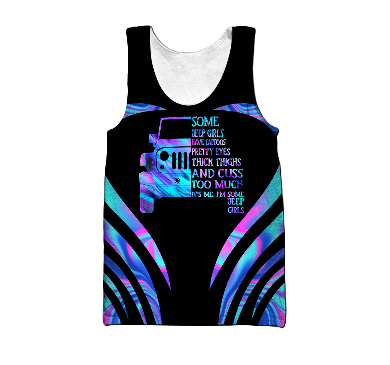 Jeep girl 3d hoodie shirt for men and women HAC160604S-Apparel-HG-Men's tank top-S-Vibe Cosy™