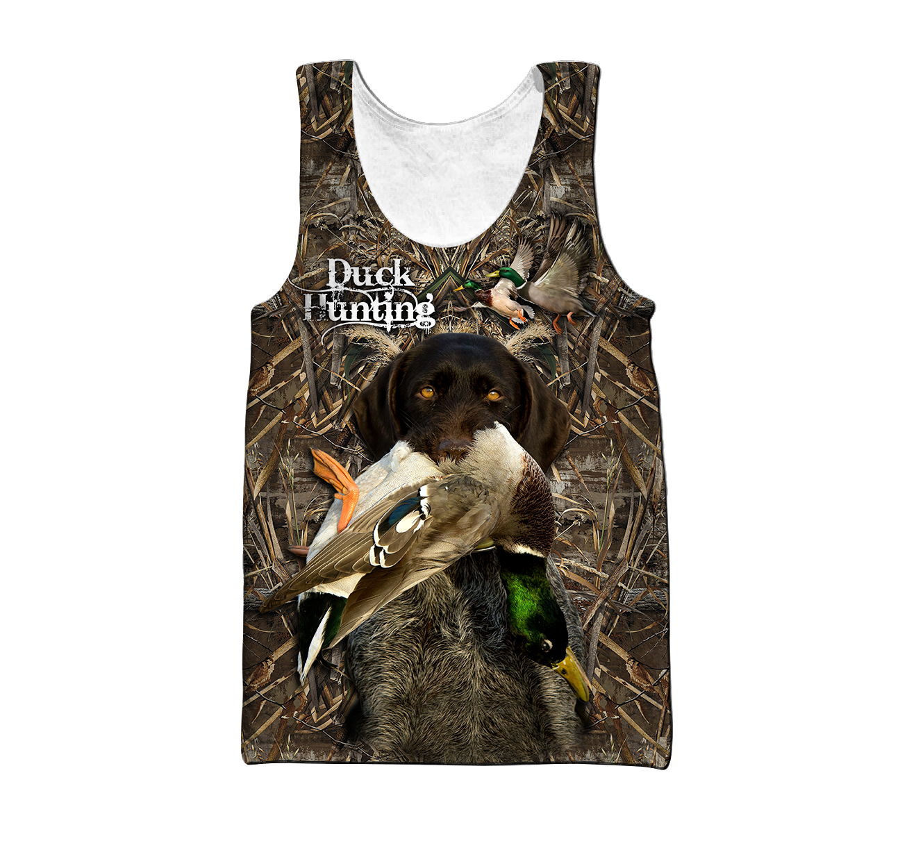 Duck Hunting Labrador Retriever Camo 3D All Over Print  Hoodie Pi17082001