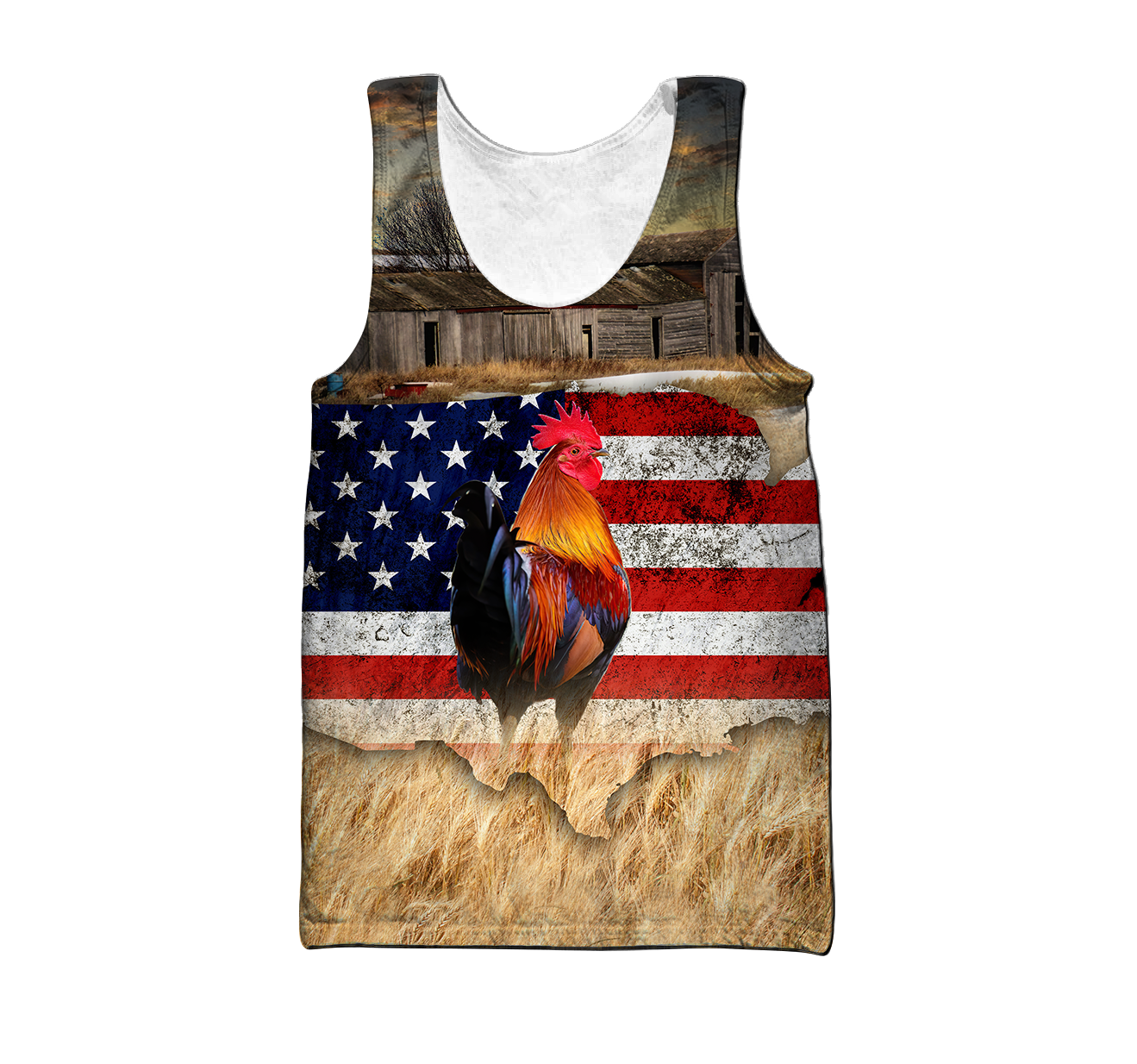Premium Rooster 3D All Over Printed Unisex Shirts