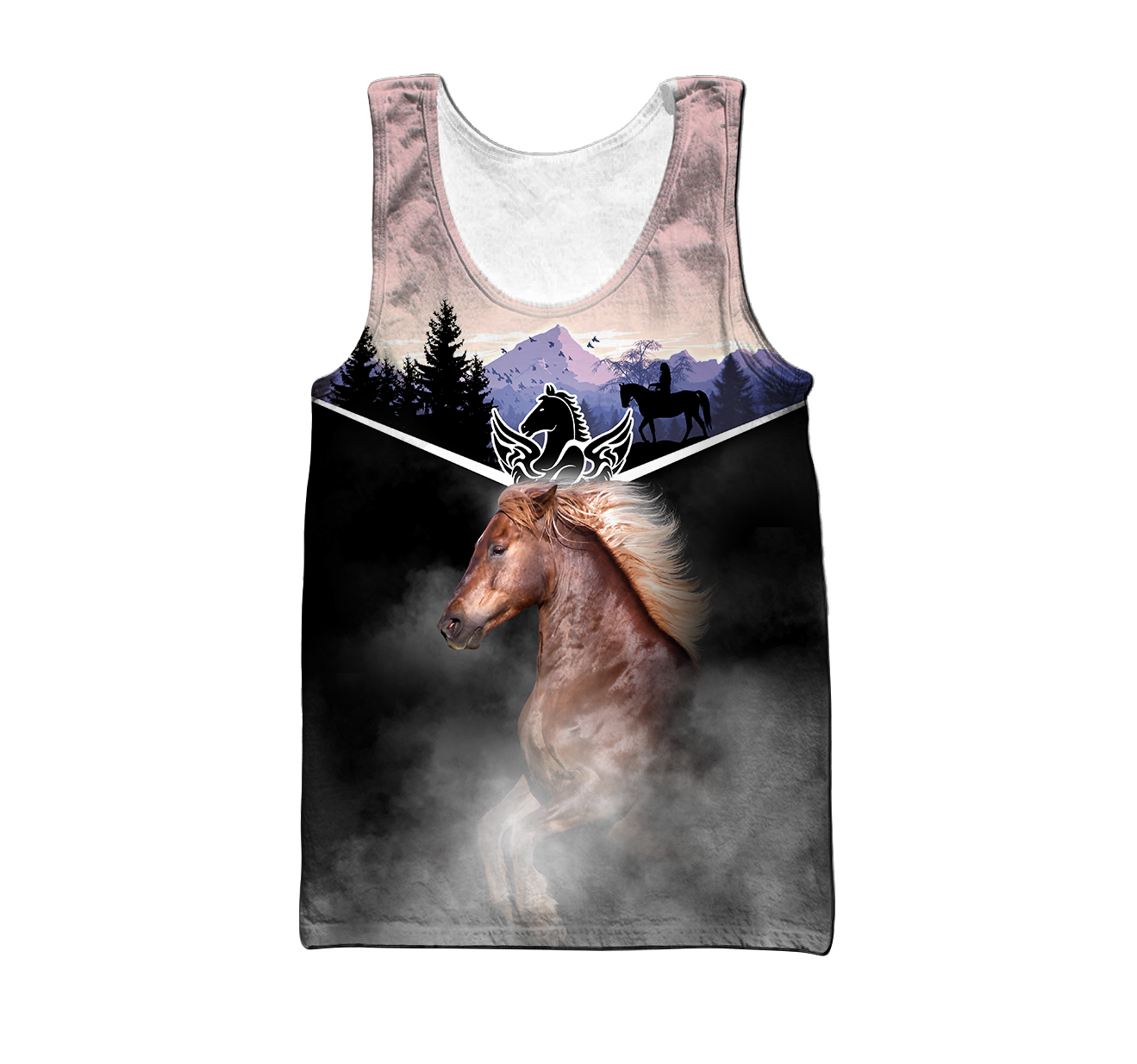 Love Horse 3D All over print for Men and Women shirt Pi030103-Apparel-NNK-Tank Top-S-Vibe Cosy™